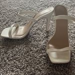 Forever 21 White Strappy Heels Photo 1