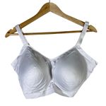 Warners Wireless Full Coverage Bra Womens 3X White Smooth Comfort Supportive Photo 1