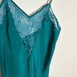 Victoria's Secret Vintage  Gold Label teal lacy camisole slip Photo 1