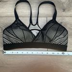 Lululemon  Awake To Lace‎ Unlined Bra Black Beige Size 32C Photo 8