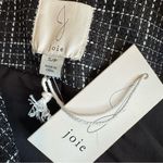 Joie NWT  Tweed Button Front Career Blazer Black Size S Photo 6