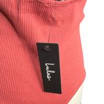 Lulus  One Shoulder Asymmetrical Ribbed Knit Bodysuit Size XL Cutout Party Summer Photo 3