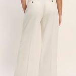 Everlane NEW The Pleated Wide-Leg Chino in Bone White Belted Photo 12