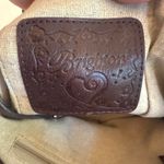 Brighton  Joplin Straw Tote Handbag Purse Raffia Woven Leather Trim Charm Boho Photo 6