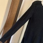Ann Taylor  Navy/Black Scoop Neck High-Low Sweater XS Photo 4