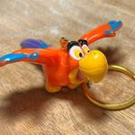 Disney Vintage 1992 Rare  Aladdin Lago Parrot PVC Figure Keychain Photo 0