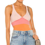 Susana Monaco  Cross Strap Back Tank in Creamsicle REVOLVE Top Size Small Photo 0
