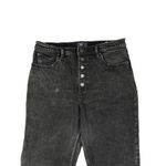 Abercrombie & Fitch  - Ultra High Rise Straight Leg Jeans in Faded Black Photo 1