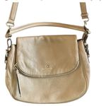 Kate Spade  Beige Leather Shoulder Bag‎ Gold Accents Casual Women's Handbag Photo 12