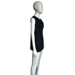 White House | Black Market WHBM Black Scoop Neck Short Sleeve Top Photo 2