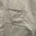 Gray Junk Food cotton/linen blend romper with embroidered Mickeys on pocket Size L Photo 4