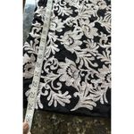 INC Illusion Mesh Overlay Floral Print Top Size S Black Short Sleeve Whimisgoth Photo 5