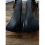 Tory Burch  Black Leather Ballet Flats Tortoise Bow Detail Photo 6