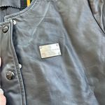 Leather jacket with fancy skull. XS/S Black Photo 6