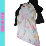Handmade Retro Holiday Tie Dye Baseball Tee Bella Canvas Holidaycore Medium Photo 10