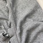 Abercrombie & Fitch  Cardigan Sweater ruffle open womens Gray (small) y2k vintage Photo 4