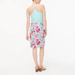 J.Crew  Tropical Print Basketweave Pencil‎ Skirt NWT - 2 Photo 13