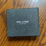 Viki Lynn Sterling Silver Initial M Necklace With Clear Crystals New Photo 9