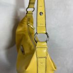 Nine & Co. Yellow Handbag Shoulder Bag Purse Faux Leather Retro Y2K Babydoll Photo 2