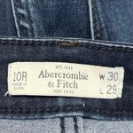 Abercrombie & Fitch Blue Skinny Mid Rise Dark Wash Stretch Ankle Denim Jeans 30 Photo 3