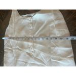 Festival Wedding Shower Tiered Dress Size 14 Shift Tencel Tennis Western Neutral Photo 3