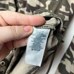 True Religion Camo Military Cargo Jacket Brown Zip Front Size XS Photo 5