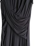 Kut From The Kloth Kut from‎ the Kloth Mollee Draped Knit Jersey Sheath Dress in Black, Size 0 Photo 5