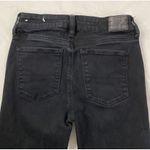 American Eagle Jeans Women's Black Sz 4 Flare High Waisted Stretch Denim EUC Photo 3