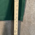 ZARA  Crop Top Womens XS Emerald Green Ribbed Tank Short Sleeveless Stretch Photo 4