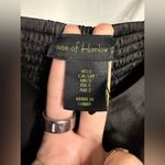 House of Harlow 1960 Black Satin Crop Top Small Photo 2