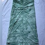 House of Harlow 1960 Mint Green Teal Tie Dye Ruched Maxi Skirt Photo 10