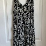 ZARA DAISY PRINT FLORAL BLACK DRESS - SIZE XS Photo 3