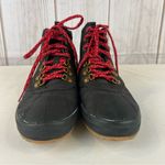 Keds Scout Ankle Sneaker Boot Black Waterproof Leather Red Laces Women’s Size 6 Photo 4