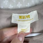 Anthropologie  Maeve‎ Tan Ribbed Long Sleeve Top Photo 1