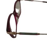 Furla  Cat eye raspberry pink plastic & wire glasses frames VFU298 Photo 8