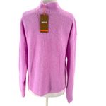 Hugo Boss NWT  mock neck sweater sz L light purple pink Photo 2