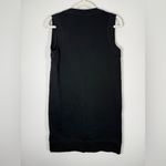 Norma Kamali  Sleeveless V-Neck Tunic Sweatshirt Dress Sz M Photo 5
