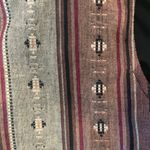 Mary Reynolds Design Kokopelli Appliqué Aztec Woven Embroidery Open Vest M USA Brown Size M Photo 7