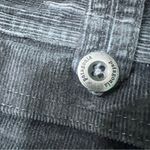 Patagonia Corduroy Organic cotton mini Skirt sz 8 forge gray belt loops pocket Photo 3