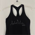 Lululemon NYC Skyline Graphic Racerback Tank Top Womens Small Black Photo 1
