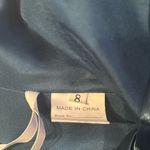 Women’s Full Length Prom Party Dress Criss Cross Straps Leg Slit Size 8 NWOT Photo 6