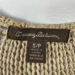 Tommy Bahama Tan Cable Knit Short Sleeve Sweater Top Neutral Resortwear Beachy S Photo 3