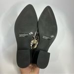 DV dolce Vita Zada ankle boots snake print leather pointed toe size 8.5 Black Photo 7