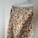 Urban Outfitters  Orange Floral Wrap Midi Skirt Photo 3
