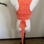 Princess Polly Emma Tie Up Orange Top Photo 4