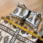 Anthropologie Anthropolgie Woodblock Midi Dress Size 0 Fit N Flare Sleeveless Cotton Photo 9