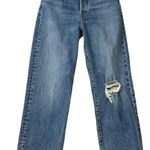 Levi's Premium Big E Ribcage Straight Jeans Haters Gonna Hate Size 26 High Rise Photo 0