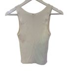 SKIMS  large white ribbed cropped tank Photo 2