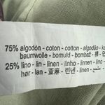 ZARA  Cotton Linen Button Front 3/4 Sleeve Women's Babydoll Tunic Top Size Small Photo 9