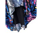 Maeve Anthropologie  Floral ELIA OPEN-SHOULDER DRESS Bell Flutter‎ Sleeve Size 14 Photo 6